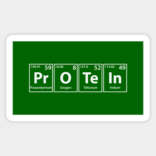 Protein Elements Spelling Sticker